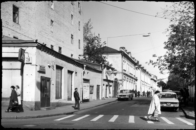 Начало Вознесенского переулка, 1980-е годы.