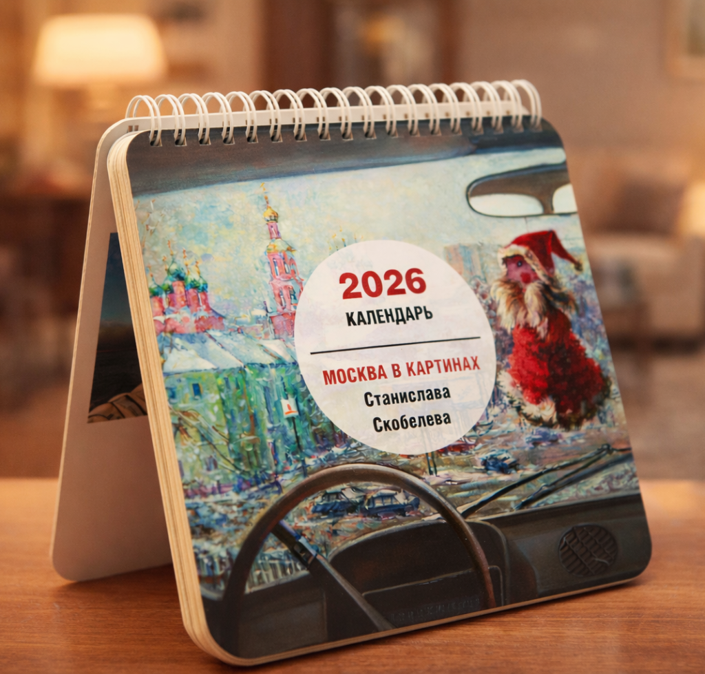 Москва в картинах Станислава Скобелева. Настольный календарь - 2026