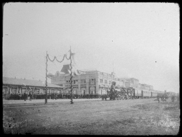Отправление первого поезда от Рижского вокзала, 11 сентября 1901 года.