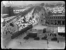 Постепенно всё это исчезает. Тверской бульвар, 1920-е годы.