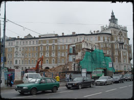 Остатки дома на Тургеневской площади