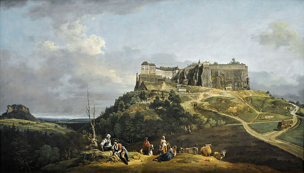 Каналетто Кенигштайн, 1750-е