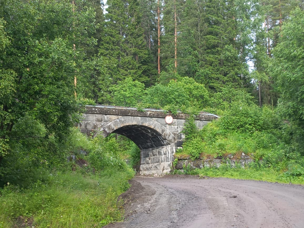 Каменный путепровод на пути к Янисйоки, фото Ю. Егорова