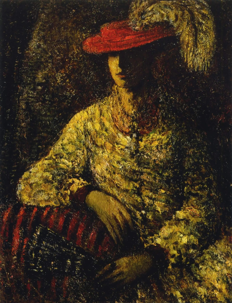 Женский портрет. М. Соколов, 1920-е.jpg