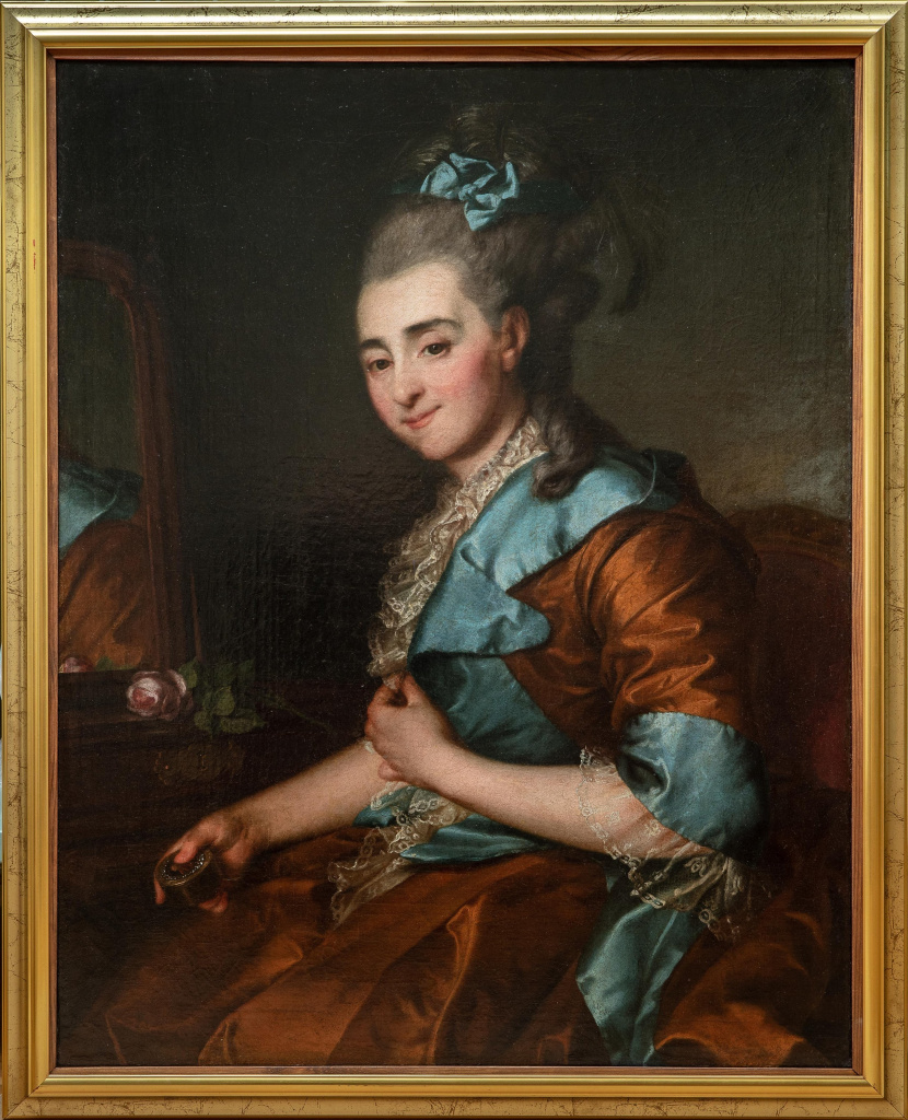 Д..Г. Левицкий Портрет Натальи Ивановны Мельгуновой (1742 - 1782), 1770-е годы. Холст, масло