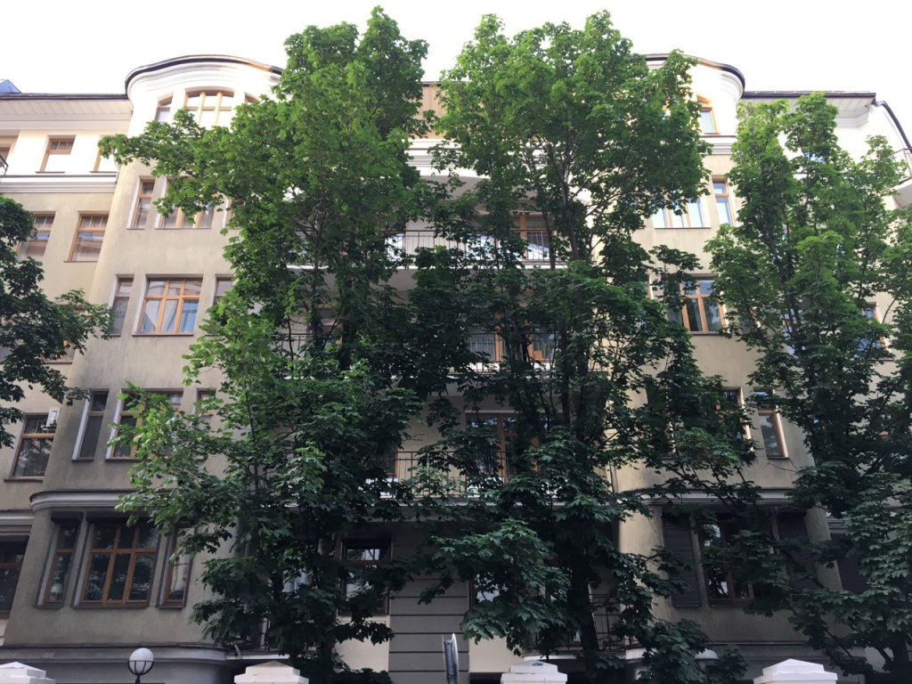Первый Обыденский сегодня. О доме 12 напоминает разве что ограда