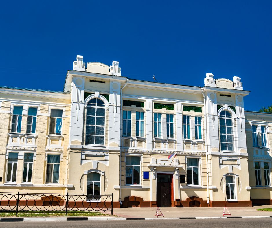 Здание тамбовского лицея, канва