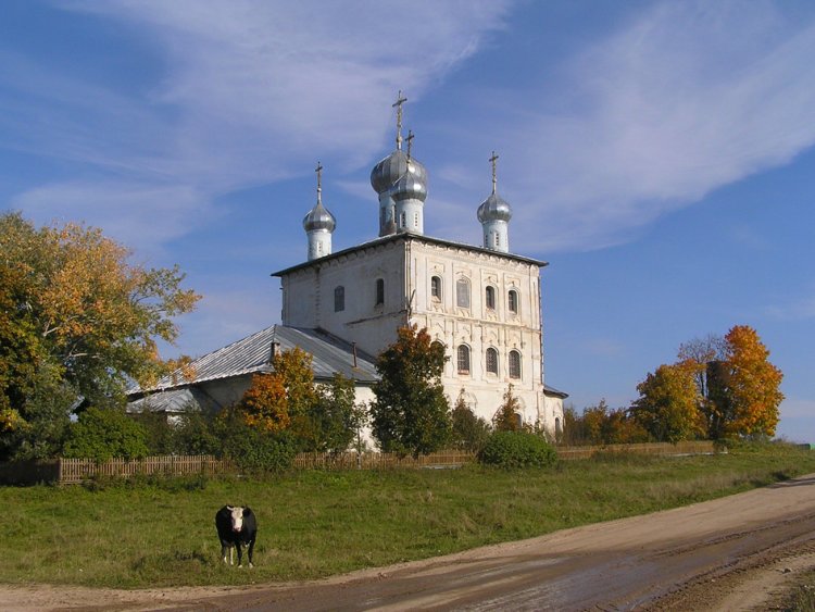 Сукромны,Тихвинская церковь, фото А. Коршунова с Соборы.Ру