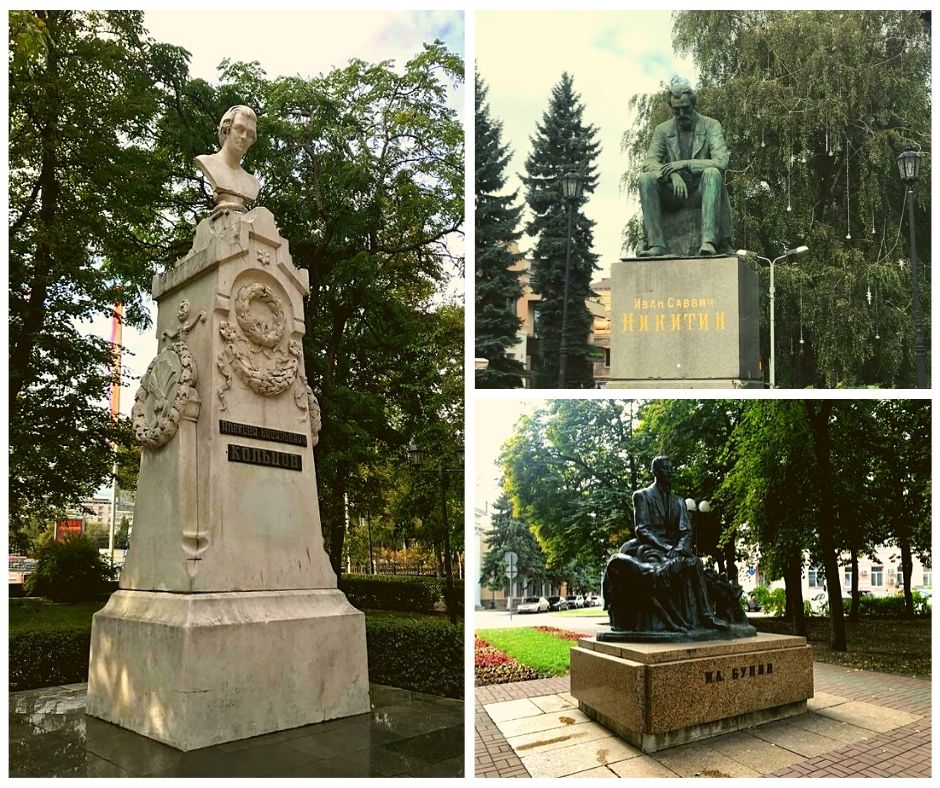Памятники писателям в Воронеже